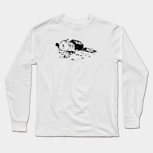 seaside house Long Sleeve T-Shirt by xam